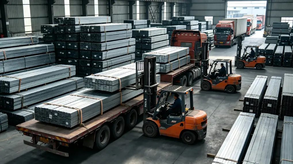 Əsas İnfrastruktur Tikintisinə Dəstək: Sanhe Steel Şirkəti Yüksək Güclü Xüsusi Konstruksiya Poladının İlk Dəstəsini Uğurla Təqdim edir
